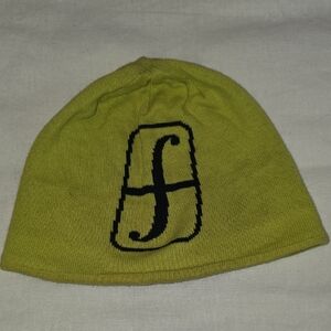 Forum Snowboards Fleece Lined Florescent Yellow Beanie Hat
